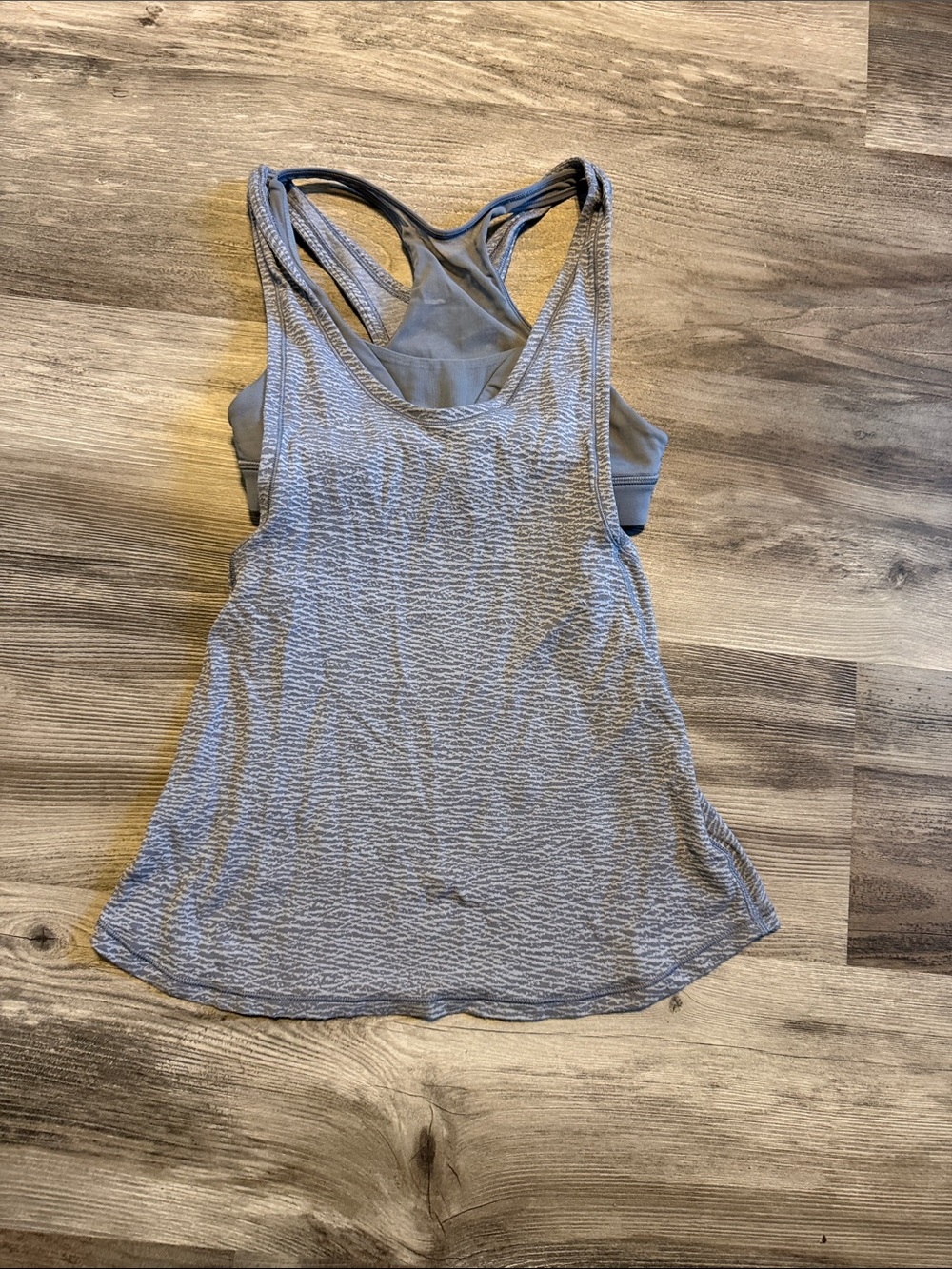 lululemon athletica Light Gray Racerback Tank